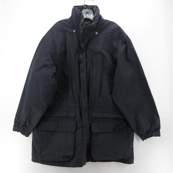 VINTAGE J Crew Jacket Medium Oarsman Parka Coat Utility Field 90s *